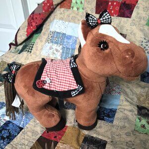 1984 Cabbage Patch Kid Show Pony with saddle blanket
